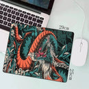 Mousepad Gamer Dragon XXL – Superfície de Tecido Rápida e Antiderrapante (900x400mm / 700x300mm)