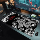 Mousepad Gamer Dragon XXL – Superfície de Tecido Rápida e Antiderrapante (900x400mm / 700x300mm)